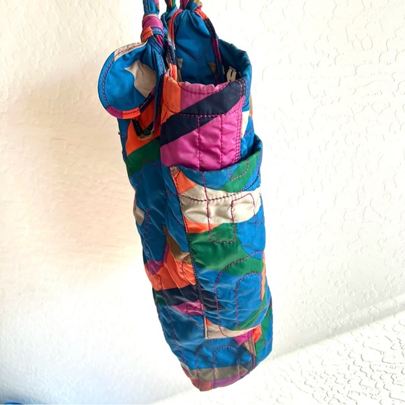 Marc by Marc Jacobs Limited Edition Nylon Quilted Multicolor Tote Bag - Picture 5 of 16